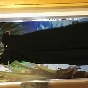 Universal Thread Black Sleeveless Midi Dress